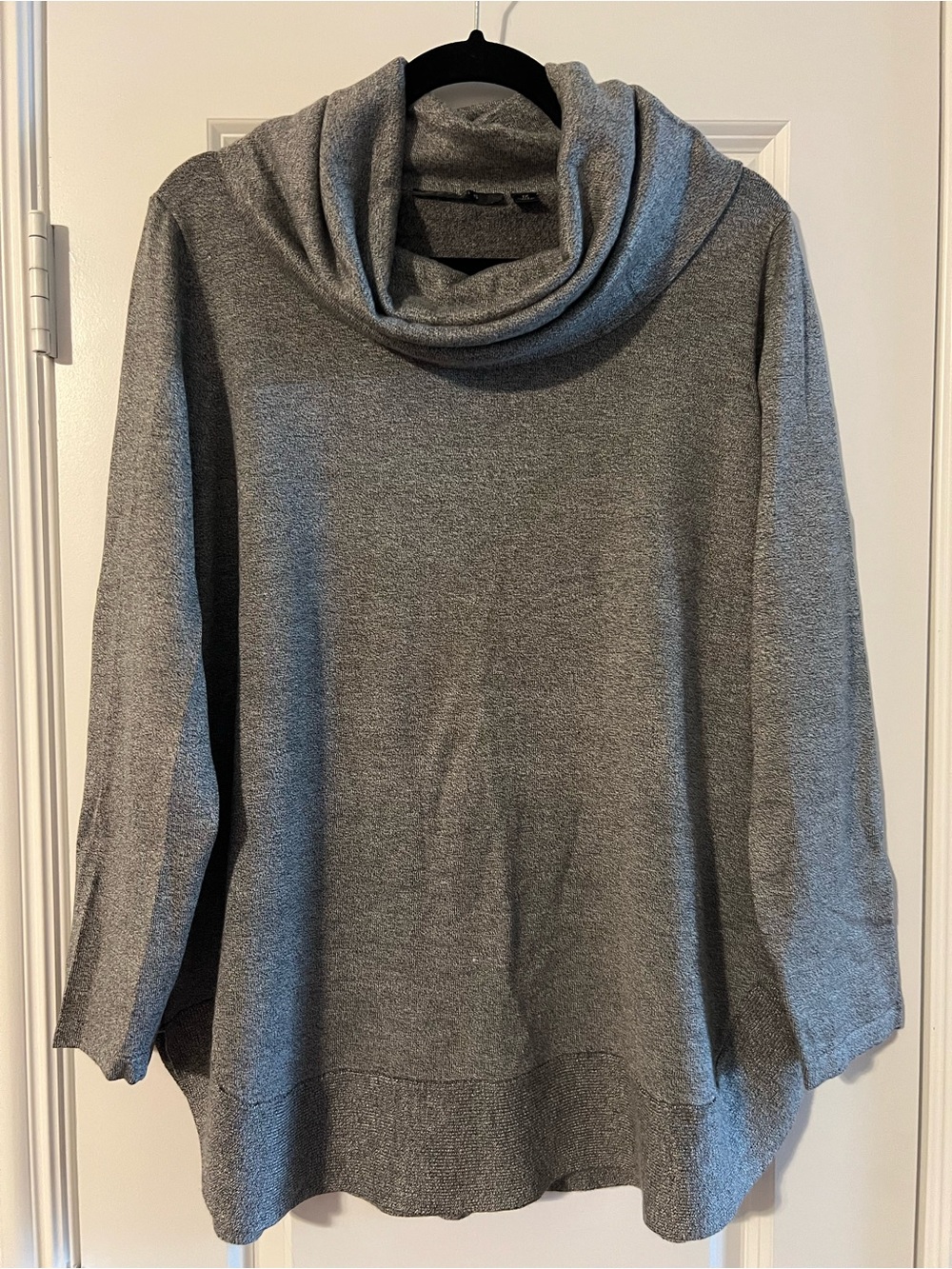 Cyrus Grey Cowl Neck Pullover Sweater